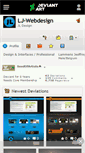 Mobile Screenshot of lj-webdesign.deviantart.com