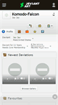 Mobile Screenshot of komodo-falcon.deviantart.com