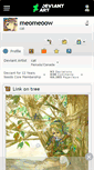 Mobile Screenshot of meomeoow.deviantart.com