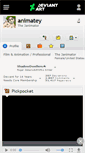 Mobile Screenshot of animatey.deviantart.com