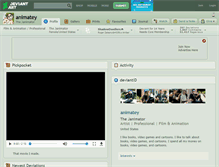 Tablet Screenshot of animatey.deviantart.com