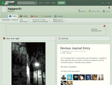 Tablet Screenshot of kasparov51.deviantart.com