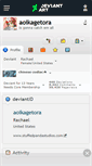 Mobile Screenshot of aoikagetora.deviantart.com