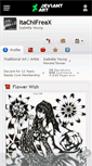 Mobile Screenshot of itachifreax.deviantart.com