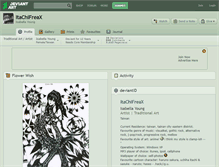 Tablet Screenshot of itachifreax.deviantart.com