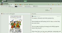 Desktop Screenshot of dewfooter.deviantart.com
