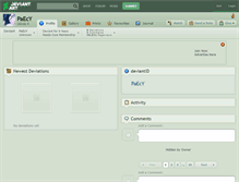 Tablet Screenshot of paecy.deviantart.com
