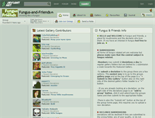 Tablet Screenshot of fungus-and-friends.deviantart.com