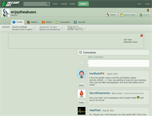Tablet Screenshot of enjoytheabusex.deviantart.com