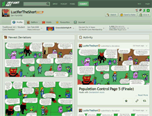 Tablet Screenshot of lucifertheshort.deviantart.com