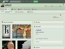 Tablet Screenshot of cadillac82.deviantart.com