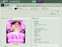 Tablet Screenshot of mikaink.deviantart.com