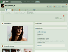 Tablet Screenshot of ambiwalencja.deviantart.com