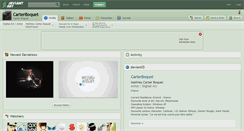 Desktop Screenshot of carterboquet.deviantart.com