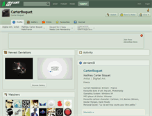 Tablet Screenshot of carterboquet.deviantart.com