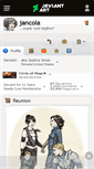 Mobile Screenshot of jancola.deviantart.com