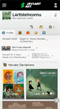 Mobile Screenshot of lartisteinconnu.deviantart.com