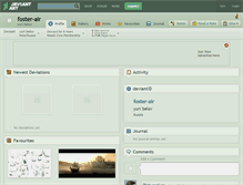 Tablet Screenshot of foster-air.deviantart.com
