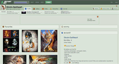 Desktop Screenshot of dinnin-darkheart.deviantart.com