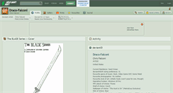 Desktop Screenshot of draco-falconi.deviantart.com