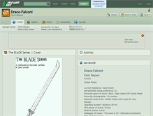 Tablet Screenshot of draco-falconi.deviantart.com