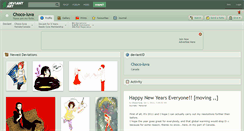 Desktop Screenshot of choco-luva.deviantart.com