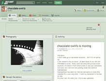 Tablet Screenshot of chocolate-swirls.deviantart.com