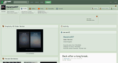 Desktop Screenshot of maxamus007.deviantart.com