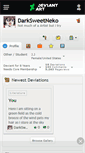 Mobile Screenshot of darksweetneko.deviantart.com