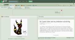 Desktop Screenshot of lucarah.deviantart.com