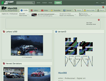 Tablet Screenshot of nism088.deviantart.com