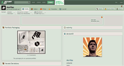 Desktop Screenshot of morillas.deviantart.com