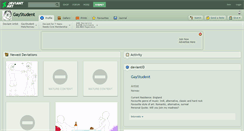 Desktop Screenshot of gaystudent.deviantart.com