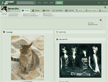 Tablet Screenshot of kawa-chu.deviantart.com