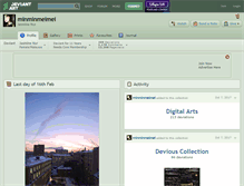 Tablet Screenshot of minminmeimei.deviantart.com