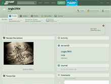 Tablet Screenshot of angie2904.deviantart.com