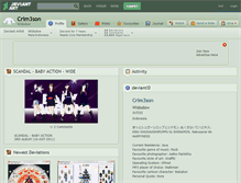 Tablet Screenshot of crim3son.deviantart.com