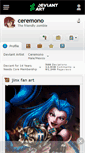 Mobile Screenshot of ceremono.deviantart.com