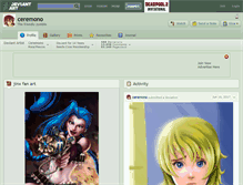 Tablet Screenshot of ceremono.deviantart.com