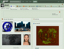 Tablet Screenshot of ekoed.deviantart.com
