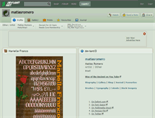 Tablet Screenshot of matiasromero.deviantart.com
