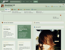 Tablet Screenshot of mizukichan123.deviantart.com