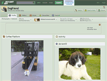 Tablet Screenshot of dogfriend.deviantart.com