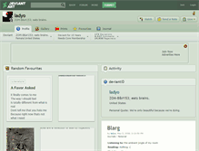 Tablet Screenshot of ladyo.deviantart.com