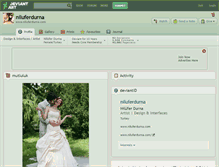 Tablet Screenshot of niluferdurna.deviantart.com