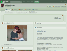 Tablet Screenshot of bill-kaulitz-fan.deviantart.com
