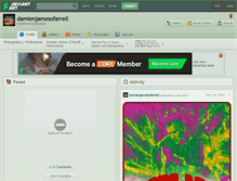 Tablet Screenshot of damienjamesofarrell.deviantart.com