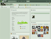 Tablet Screenshot of drow-club.deviantart.com