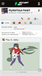 Mobile Screenshot of mysterious-heart.deviantart.com
