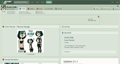 Desktop Screenshot of gwen-club.deviantart.com